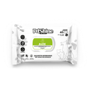 PetShine Wet Wipes Aloe 40Pcs